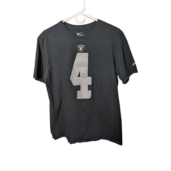 Nike Las Vegas Raiders Derek Carr #4 T Shirt Men's Large - Picture 1 of 4